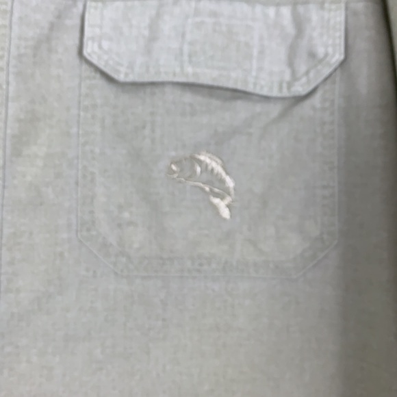 RedHead soft green short sleeved button shirt L - Picture 5 of 6